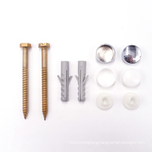 Bathroom brass screw set